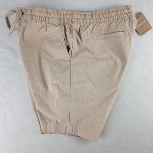 Patagonia Men's Medium Nomad Volley Shorts Tan Drawstring Pockets Elastic NEW
